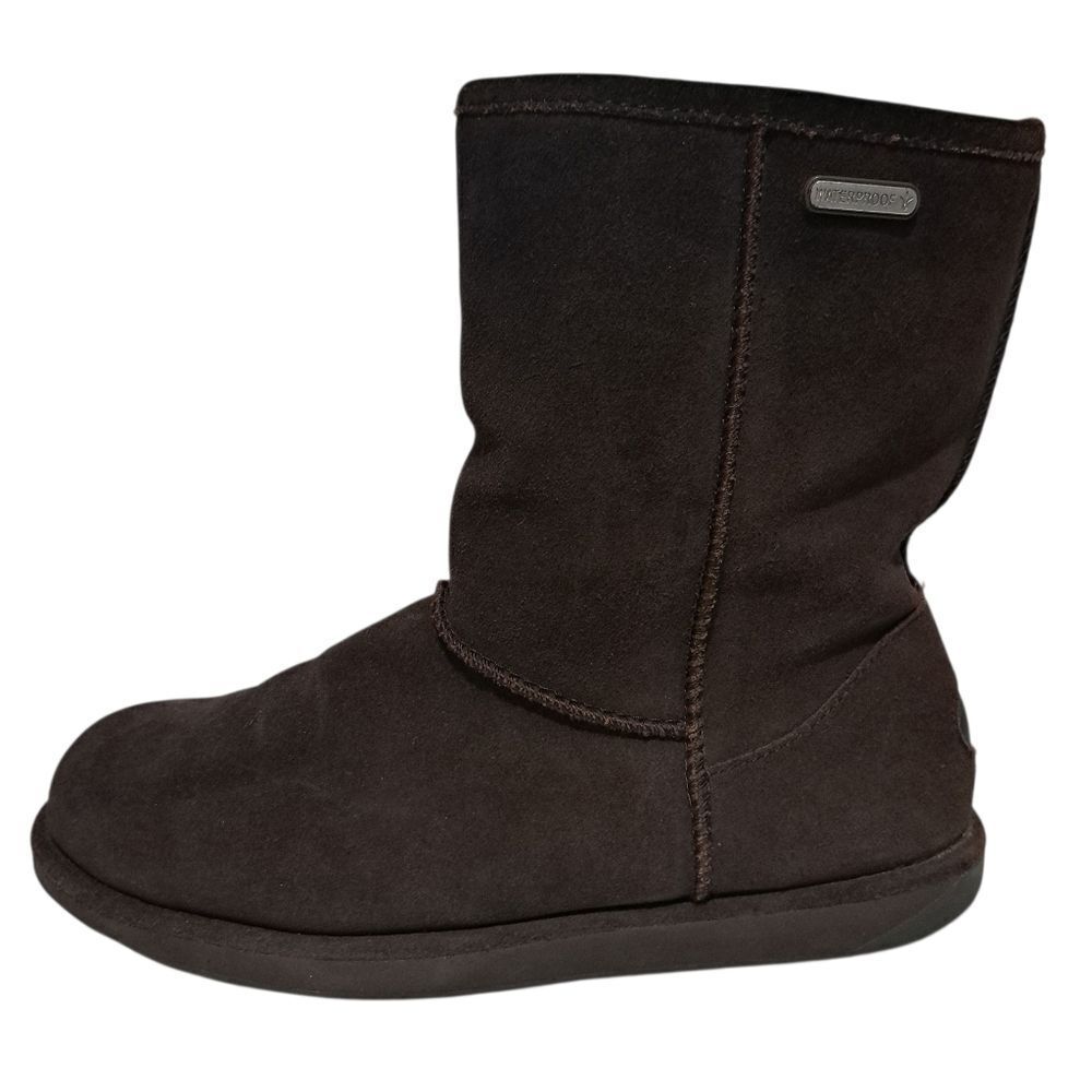 EMU Australia Patterson Lo Waterproof Winter Mid Calf Sheepskin Boot Chocolate 8